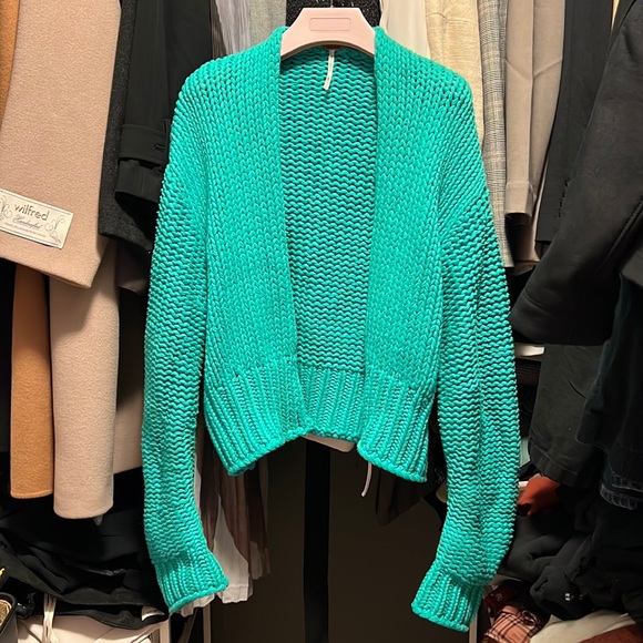 Free people oversized sweater cardigan - Picture 1 of 6